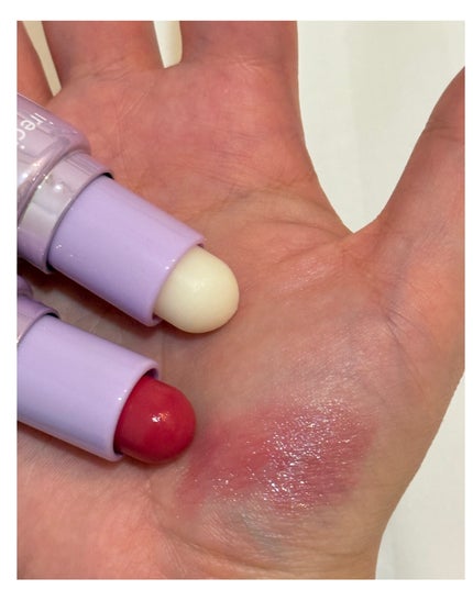 バイブアップライン リップバーム デュオセット/irecipe/メイクアップキットを使ったクチコミ(2枚目)