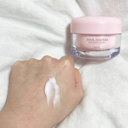 ピンクティーツリークリーム/APLIN/フェイスクリームを使ったクチコミ(3枚目)