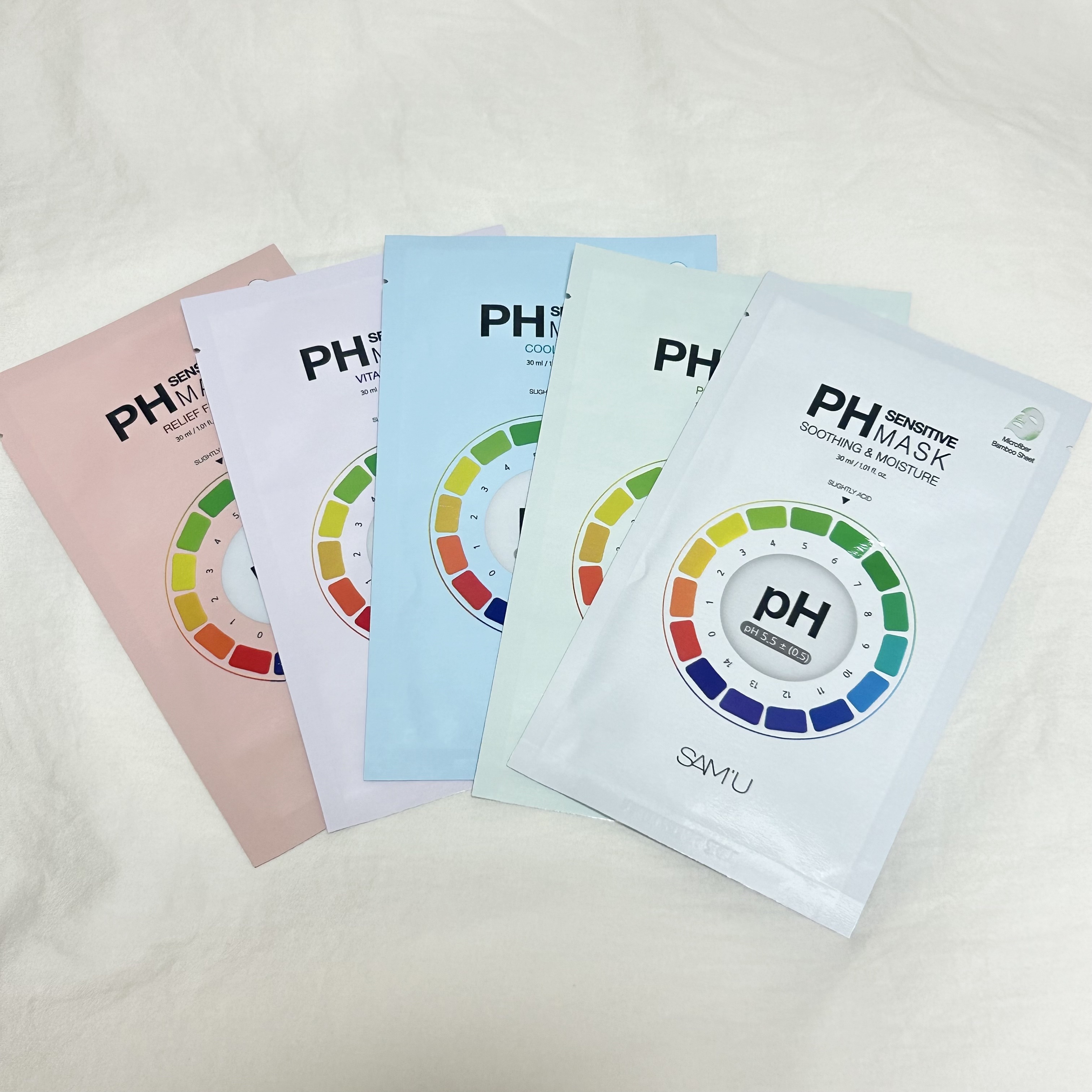 PHセンシティブマスクスージング＆モイスト/SAM'U/シートマスク・パックを使ったクチコミ（1枚目）