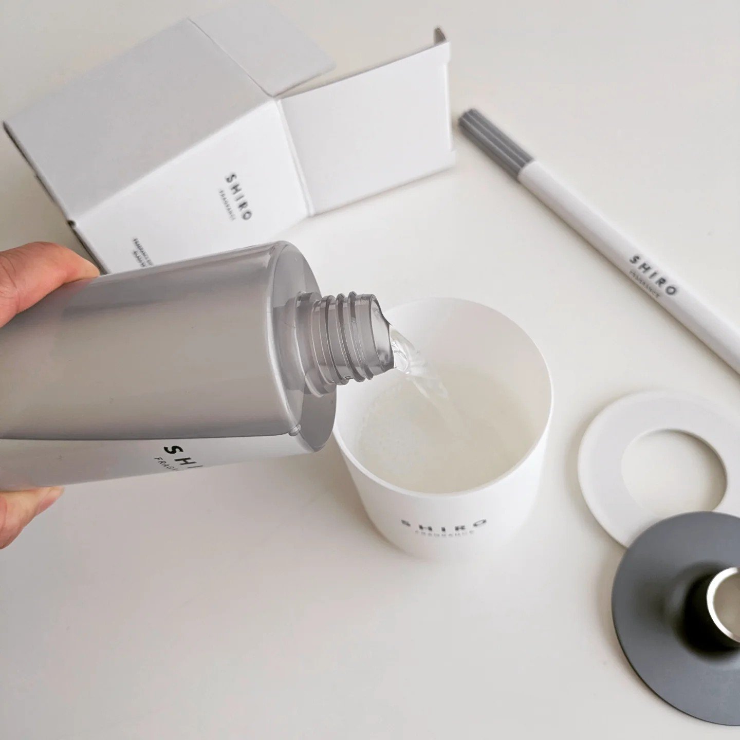 キンモクセイ フレグランスディフューザーリキッド/SHIRO/ルームフレグランスを使ったクチコミ（3枚目）