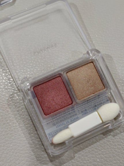 ツイン カラー アイシャドウ/ちふれ/アイシャドウパレットを使ったクチコミ(2枚目)