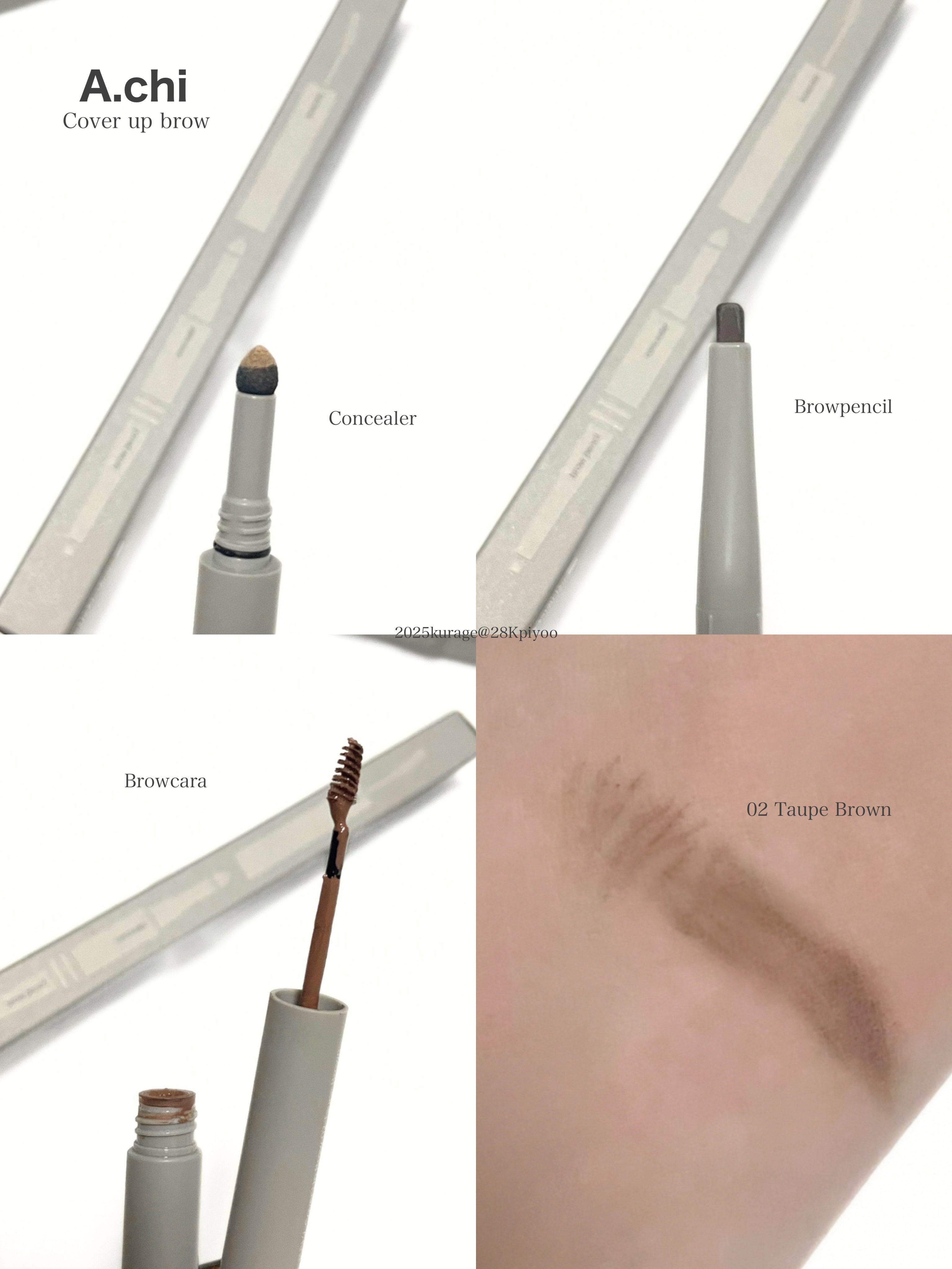 カバーアップブロウ/A.chi/アイブロウペンシルを使ったクチコミ（2枚目）