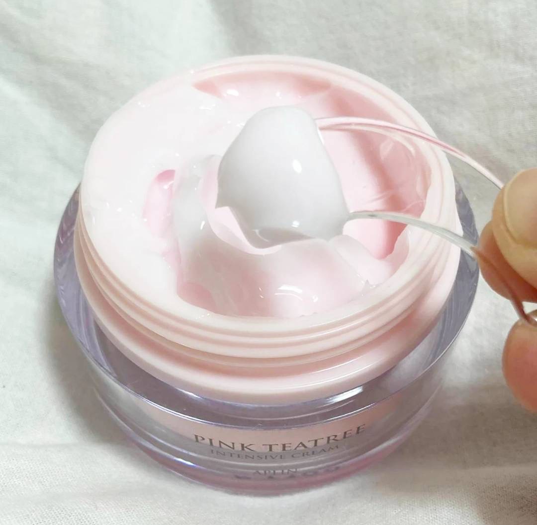 ピンクティーツリークリーム/APLIN/フェイスクリームを使ったクチコミ（2枚目）