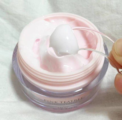 ピンクティーツリークリーム/APLIN/フェイスクリームを使ったクチコミ(2枚目)