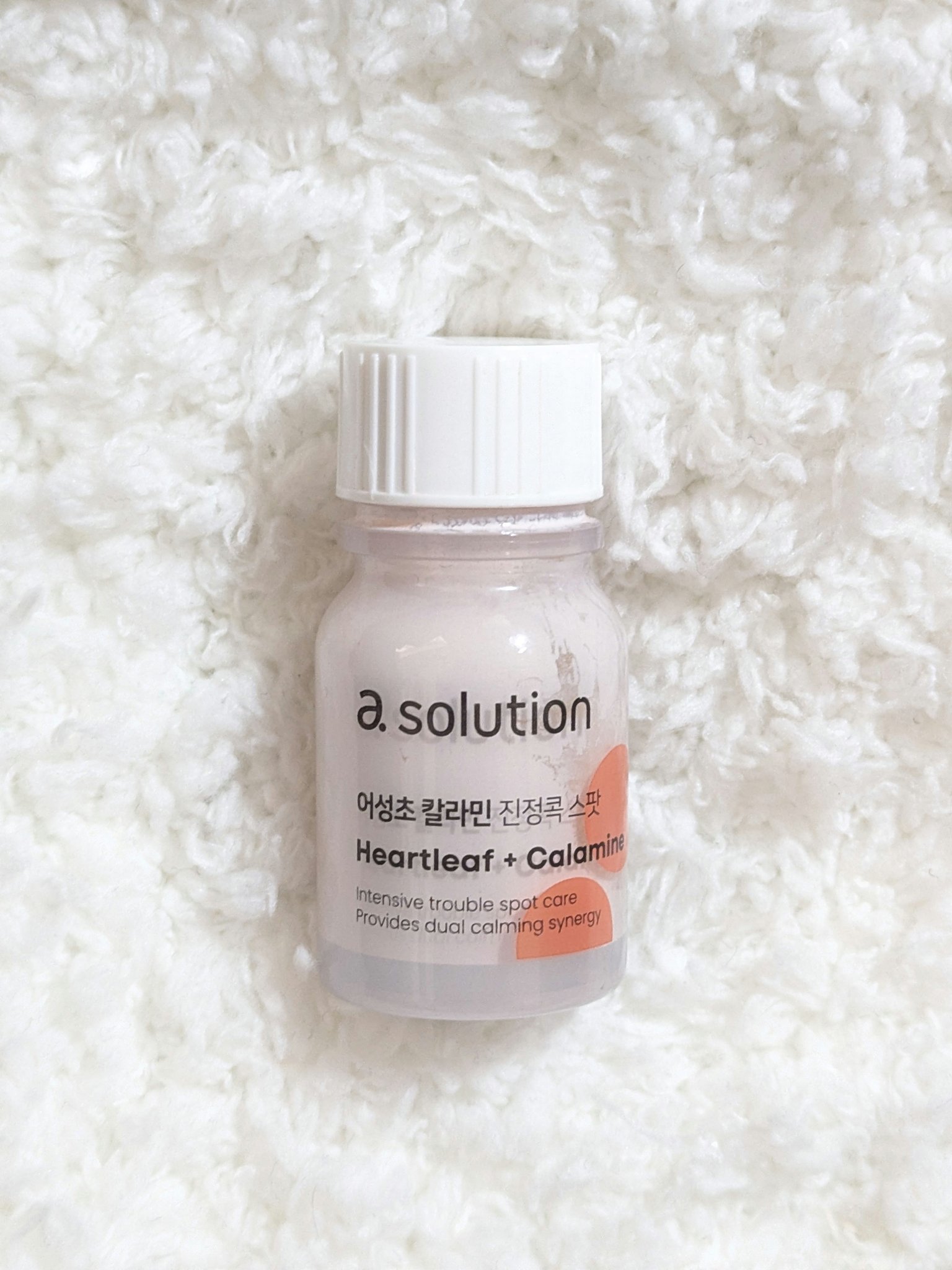 アソルーション ハートリーフ カラミン カーミングスポット/a solution/美容液を使ったクチコミ（1枚目）