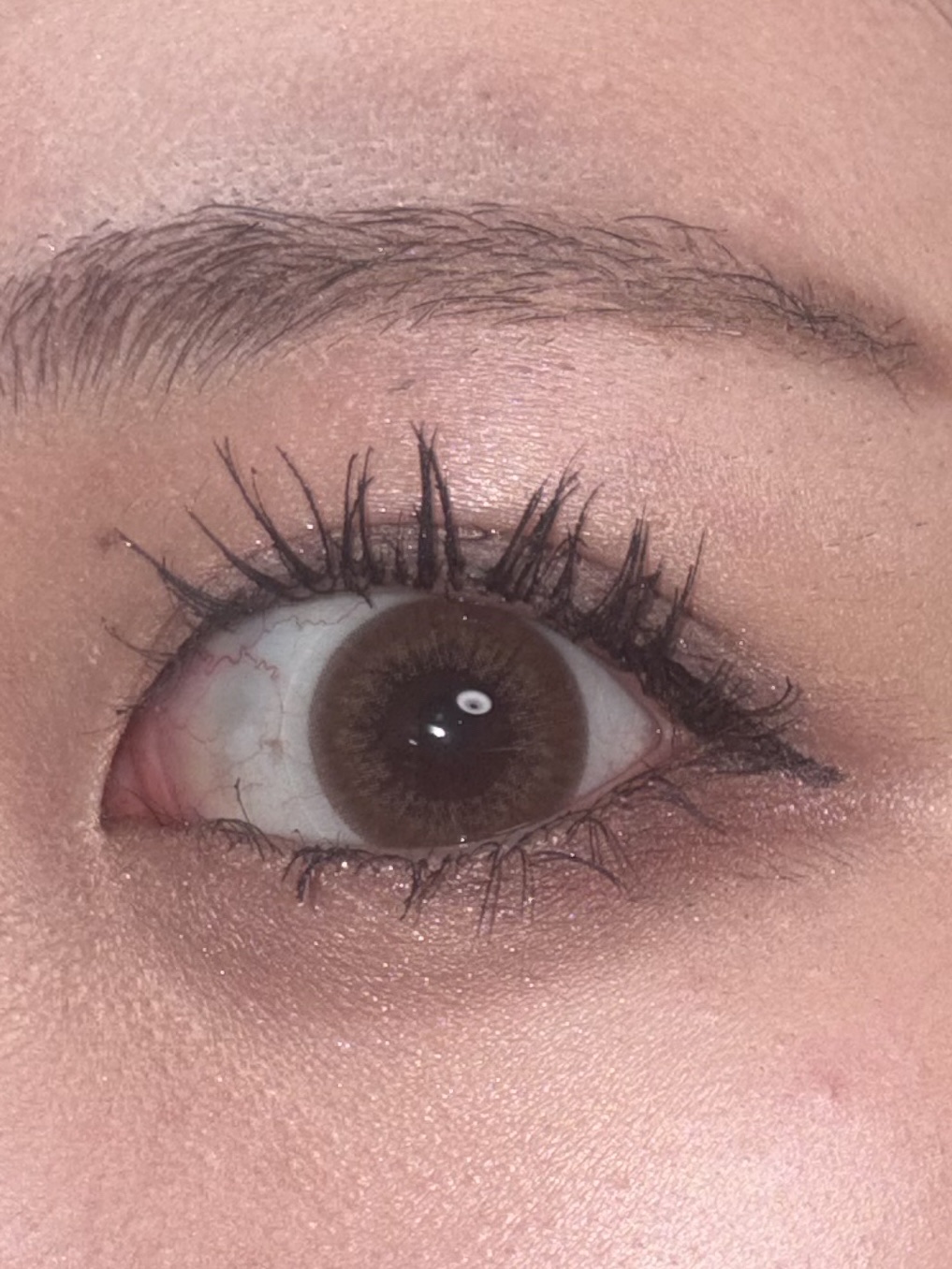 ラルム シリコーンハイドロゲル ダブルモイストUV ワンデー シースルートープ/LARME/カラーコンタクトレンズを使ったクチコミ（3枚目）