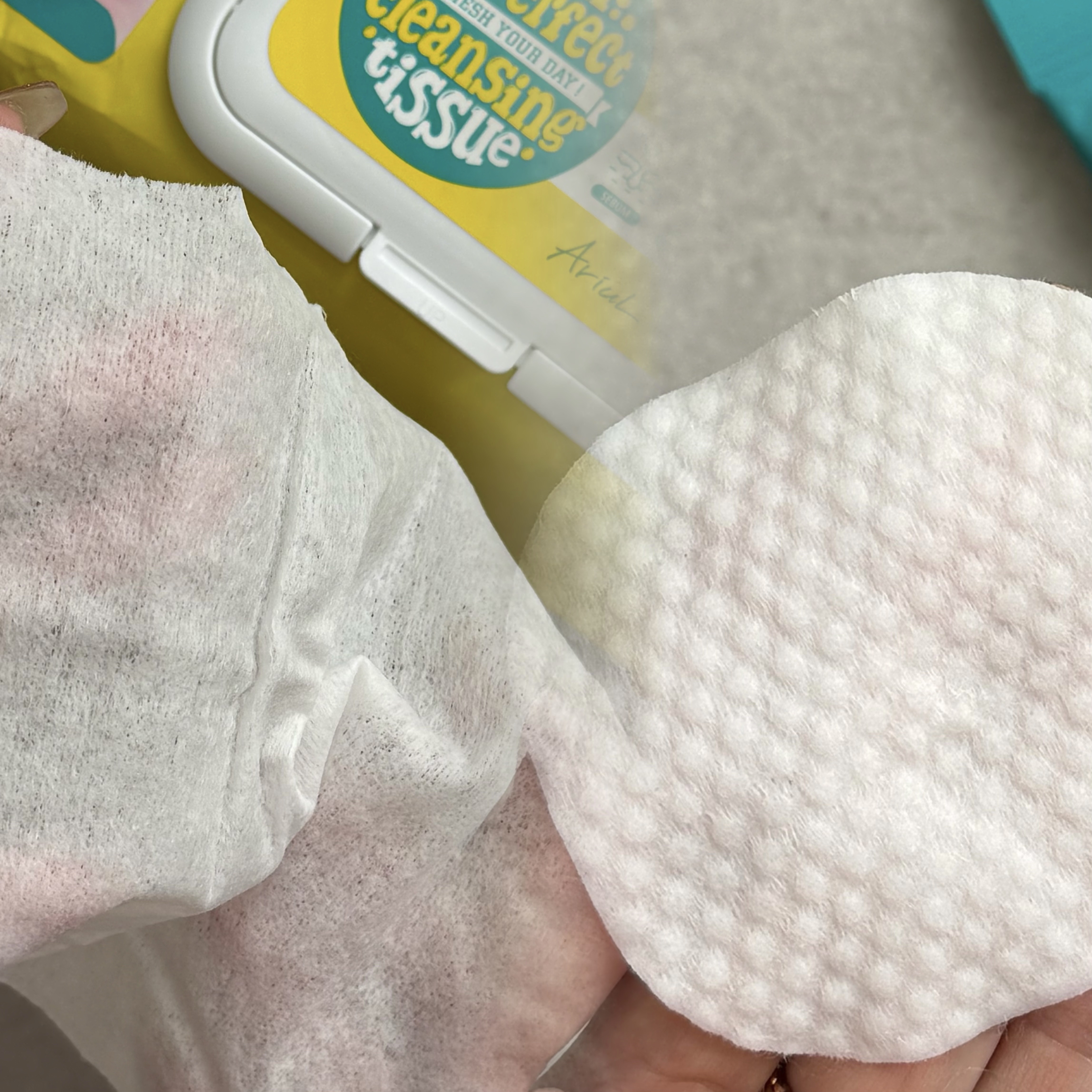 Ariul パーフェクトクレンズ スキンケアシートのクチコミ「Ariul 

💛ザ・パーフェクトクレンジングティッシュプラス
💛ストレスリリービングピュアフ.....」（2枚目）