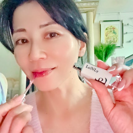 キャンドルライトジュレティント/LoNLy /リップティントを使ったクチコミ(5枚目)