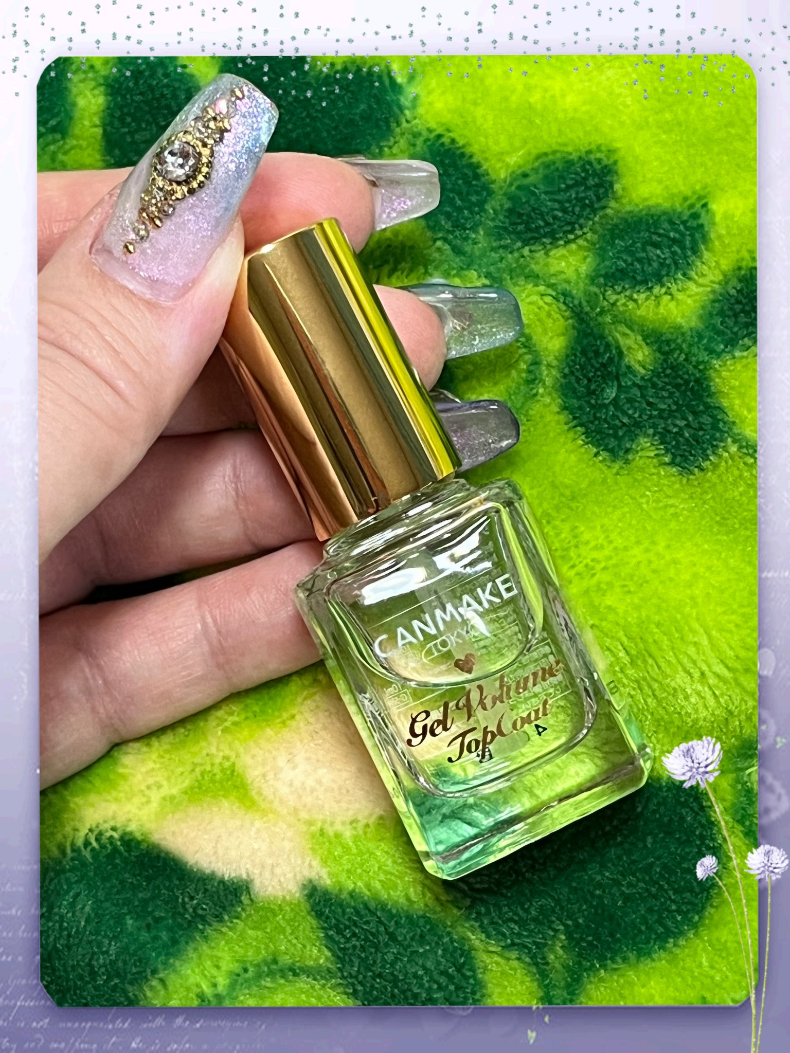 ジェルボリュームトップコート/キャンメイク/ネイルトップコートを使ったクチコミ（3枚目）