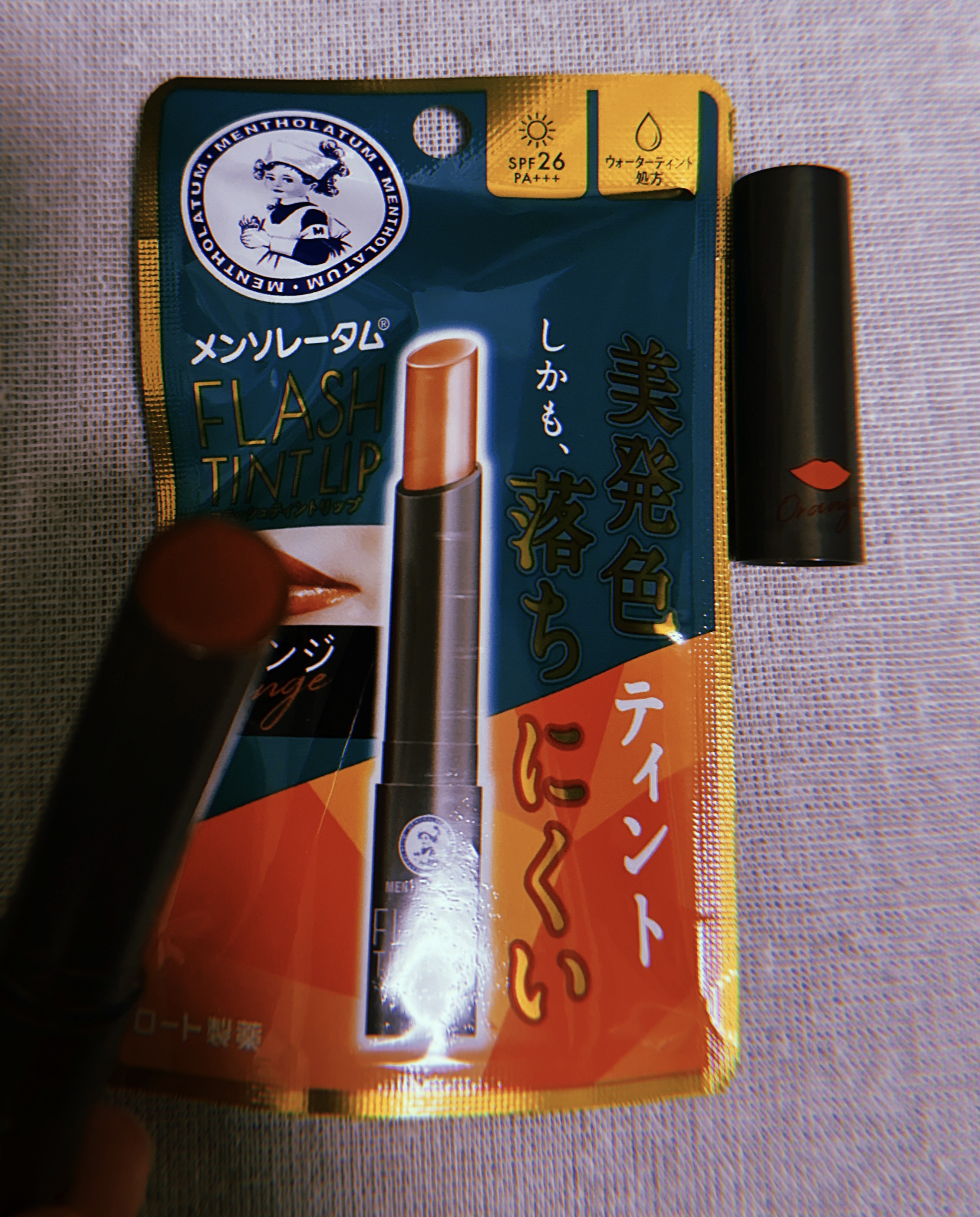 メンソレータム フラッシュティントリップ/メンソレータム/リップティントを使ったクチコミ（2枚目）