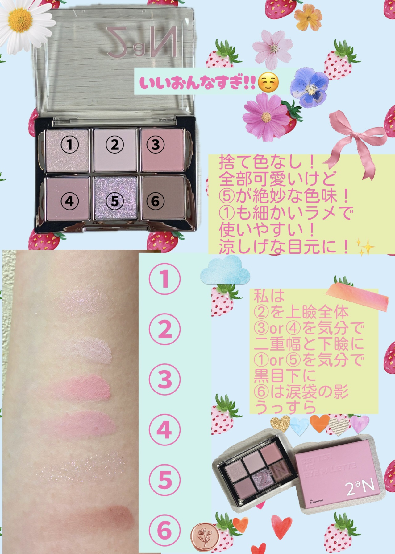 ベターミーアイパレット/2aN/マルチパレットを使ったクチコミ（2枚目）