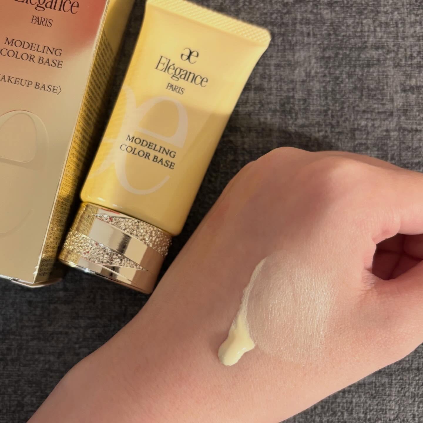エレガンス モデリング カラーベース YE401/Elégance/化粧下地を使ったクチコミ（2枚目）