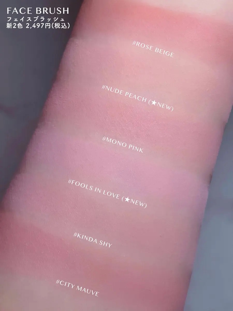 3CE 3CE フェイスブラッシュのクチコミ「ぽわんとした血色感ほっぺになれる3CEのフェイスブラッシュにお店で買えるカラーが新登場🤍⟡

.....」（1枚目）