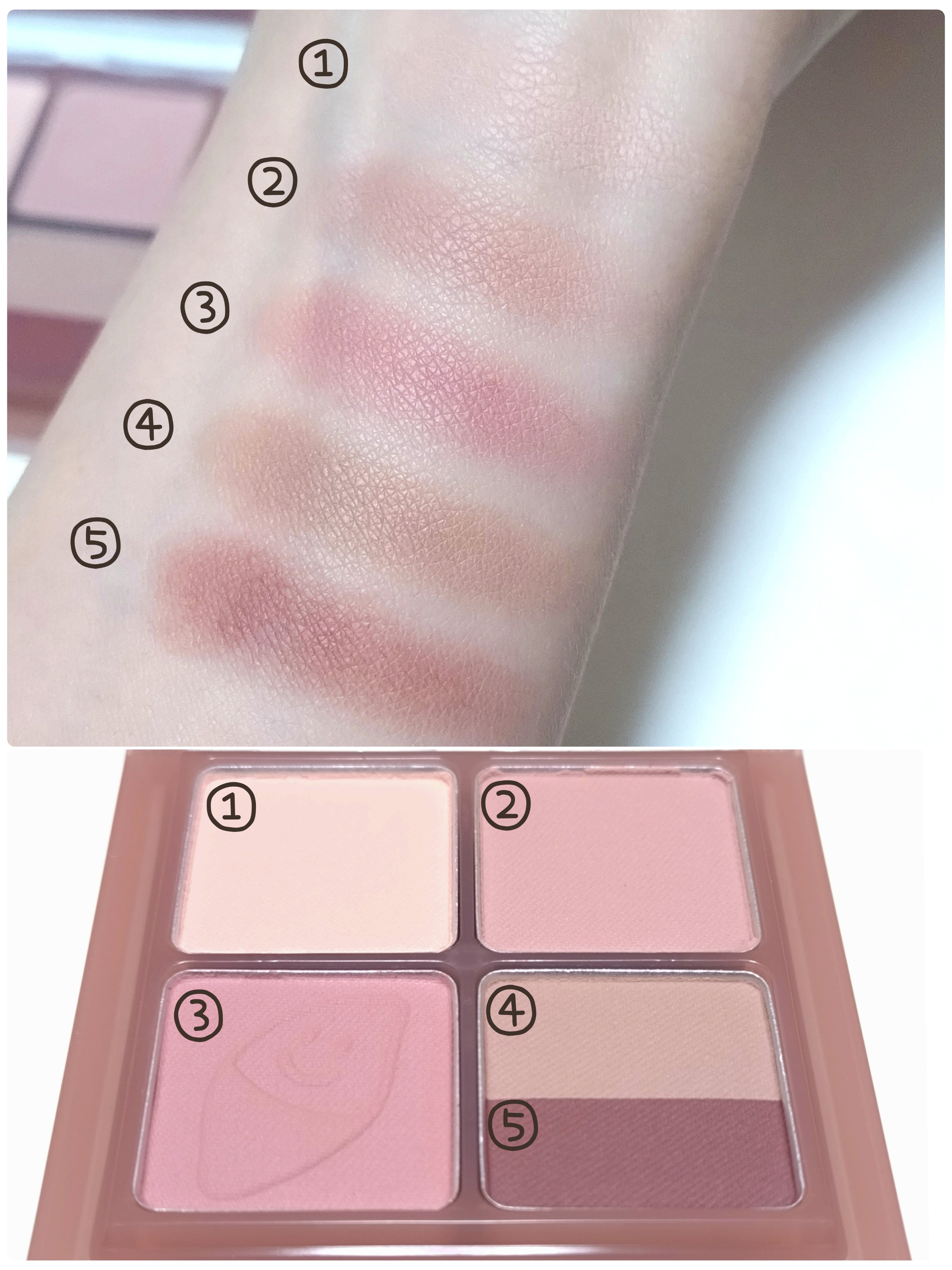 ペリペラ インク ポケット シャドウ パレット/PERIPERA/アイシャドウパレットを使ったクチコミ（2枚目）