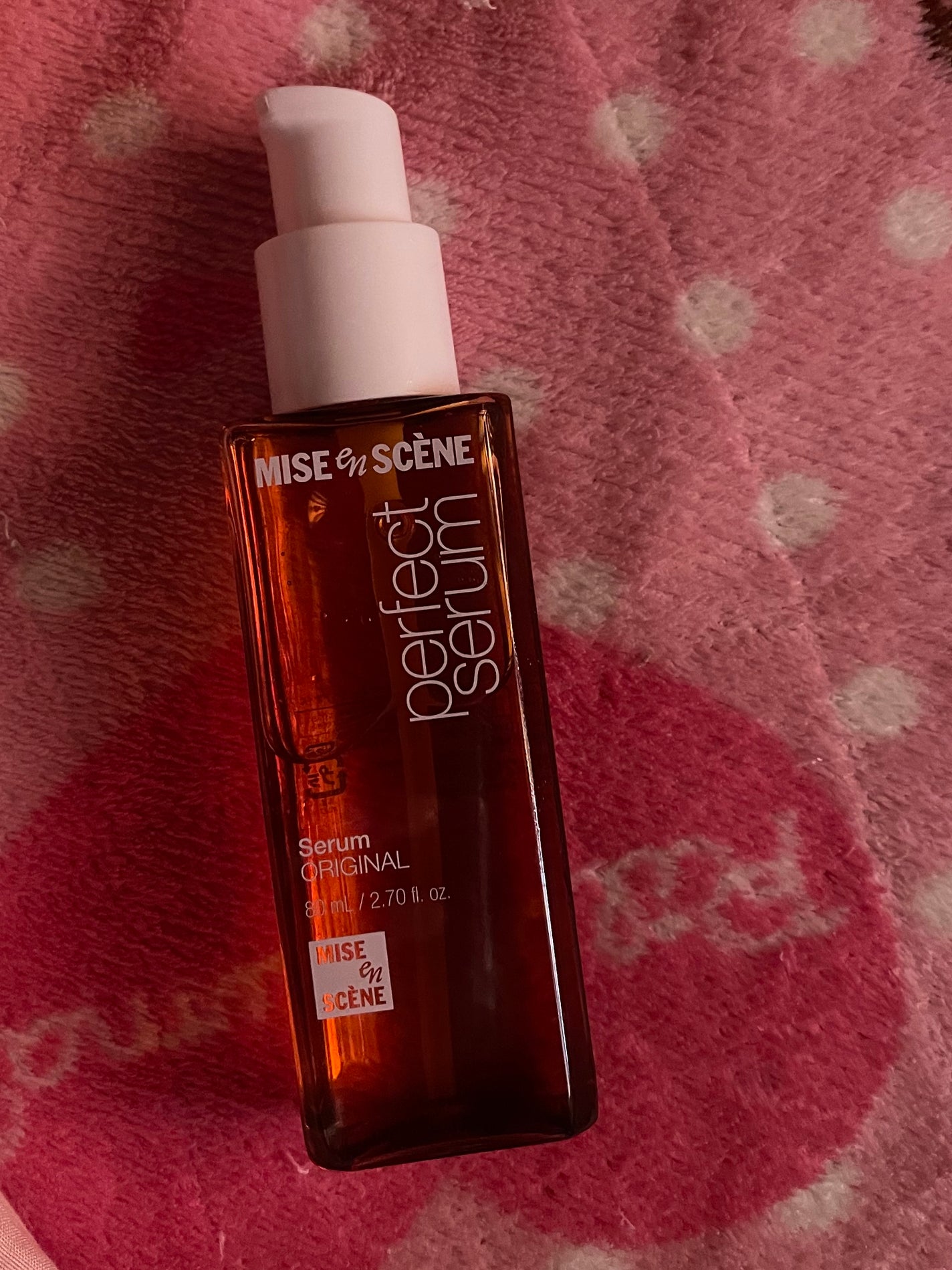 パーフェクトセラム オリジナルセラム/miseenscene/アウトバストリートメントを使ったクチコミ(3枚目)