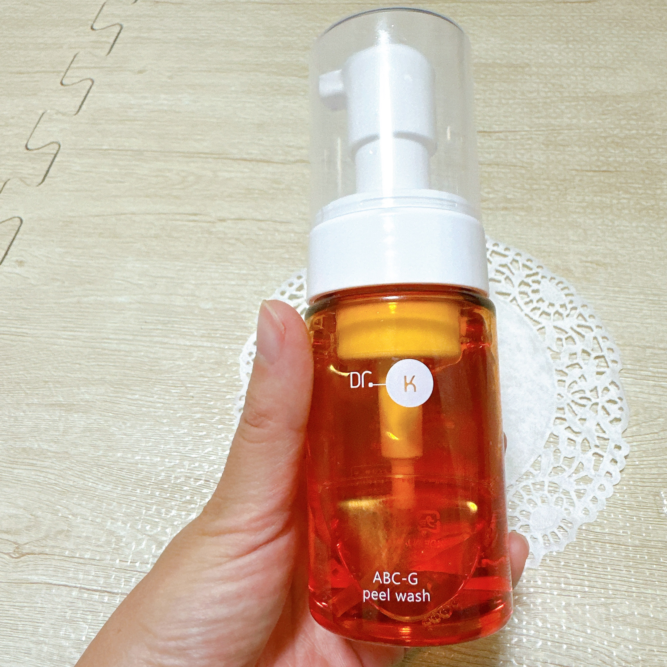 ABC-Gピールウォッシュ 100mL/ドクターケイ/泡洗顔を使ったクチコミ（2枚目）