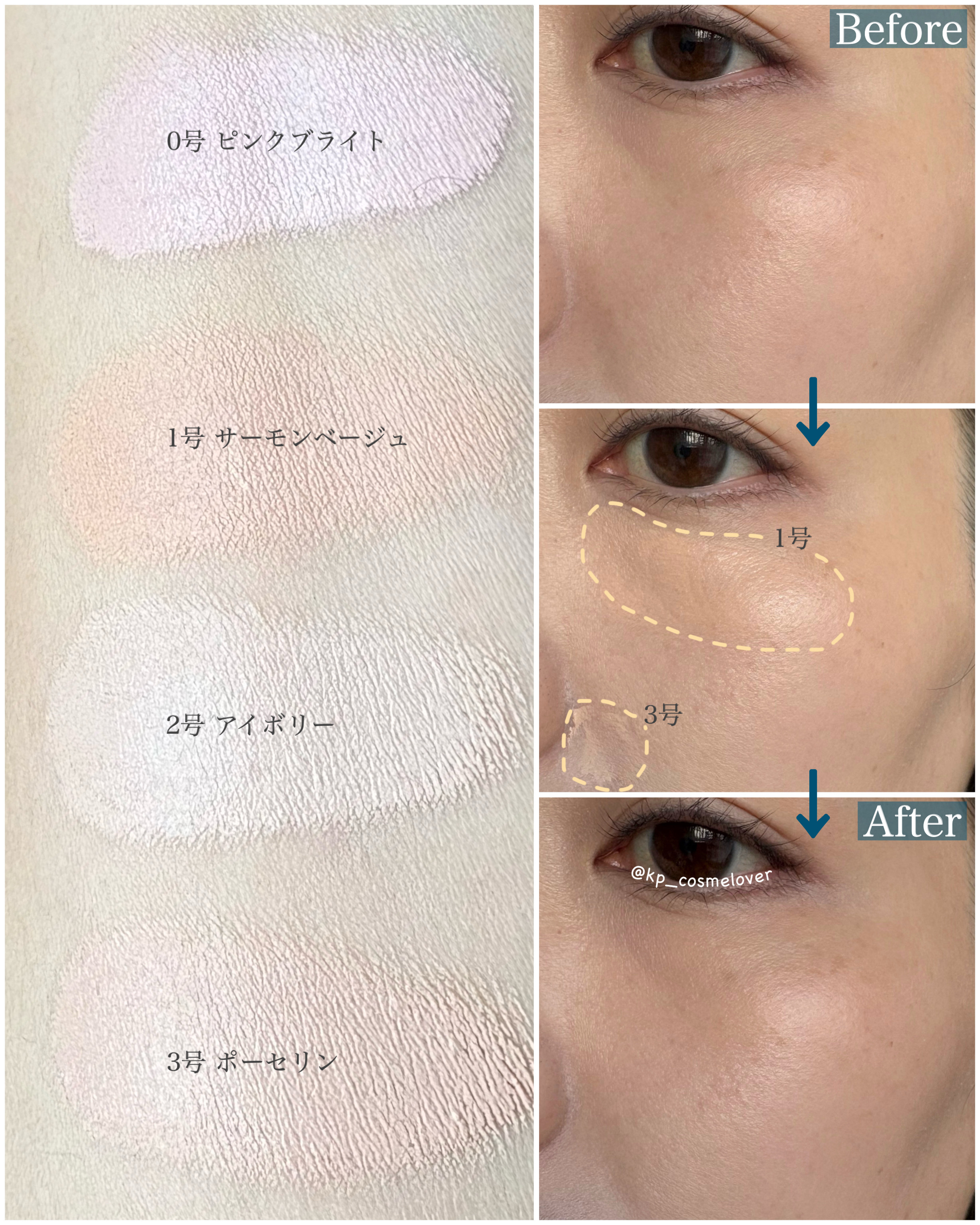 グラインディングコンシールバター/LUNA/クリームコンシーラーを使ったクチコミ（3枚目）