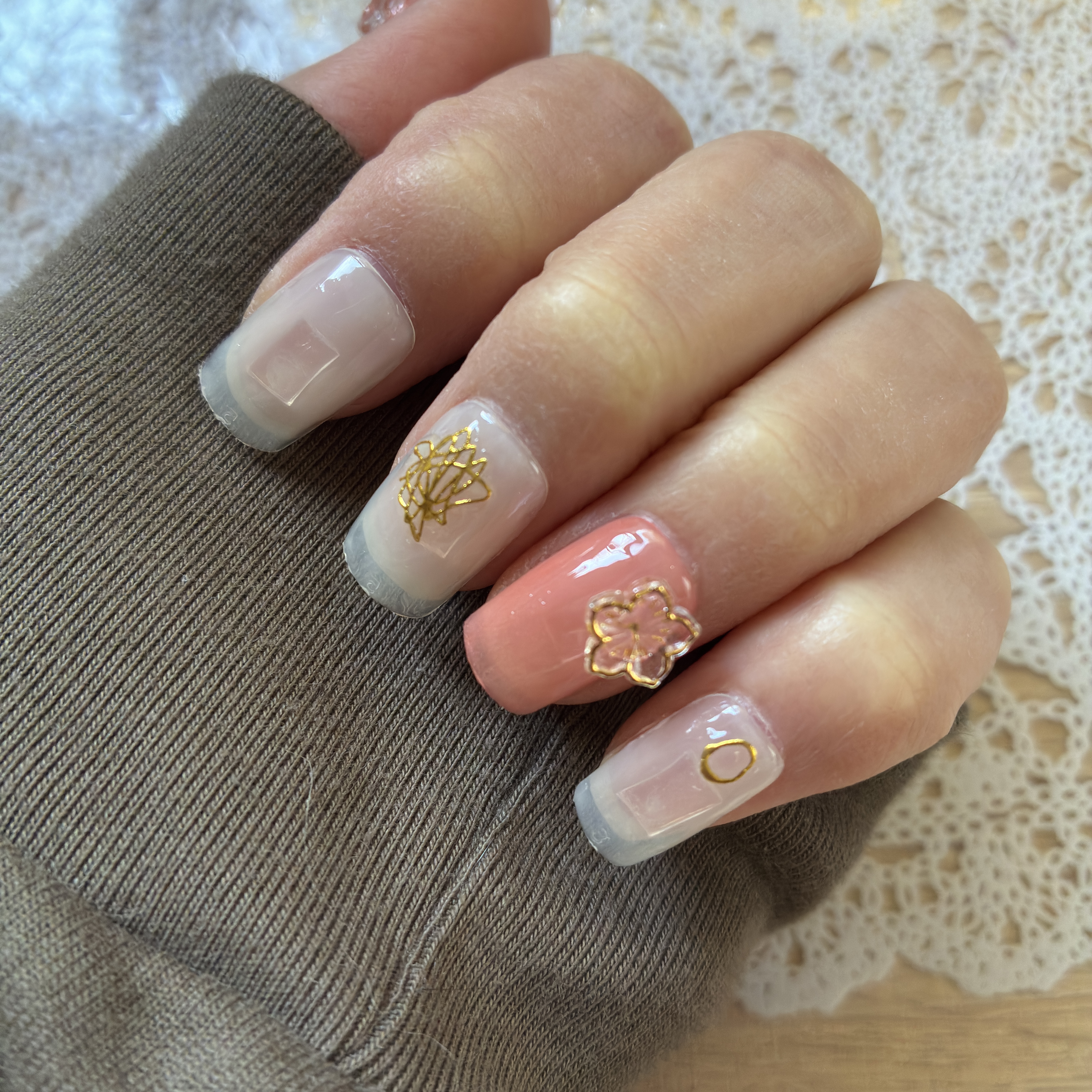 ジェルネイル（ライト対応）/セリア/ジェルネイルを使ったクチコミ（2枚目）