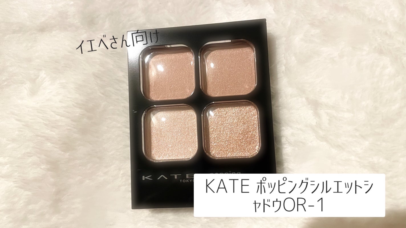 ケイト ポッピングシルエットシャドウ/KATE/アイシャドウパレットを使ったクチコミ(1枚目)