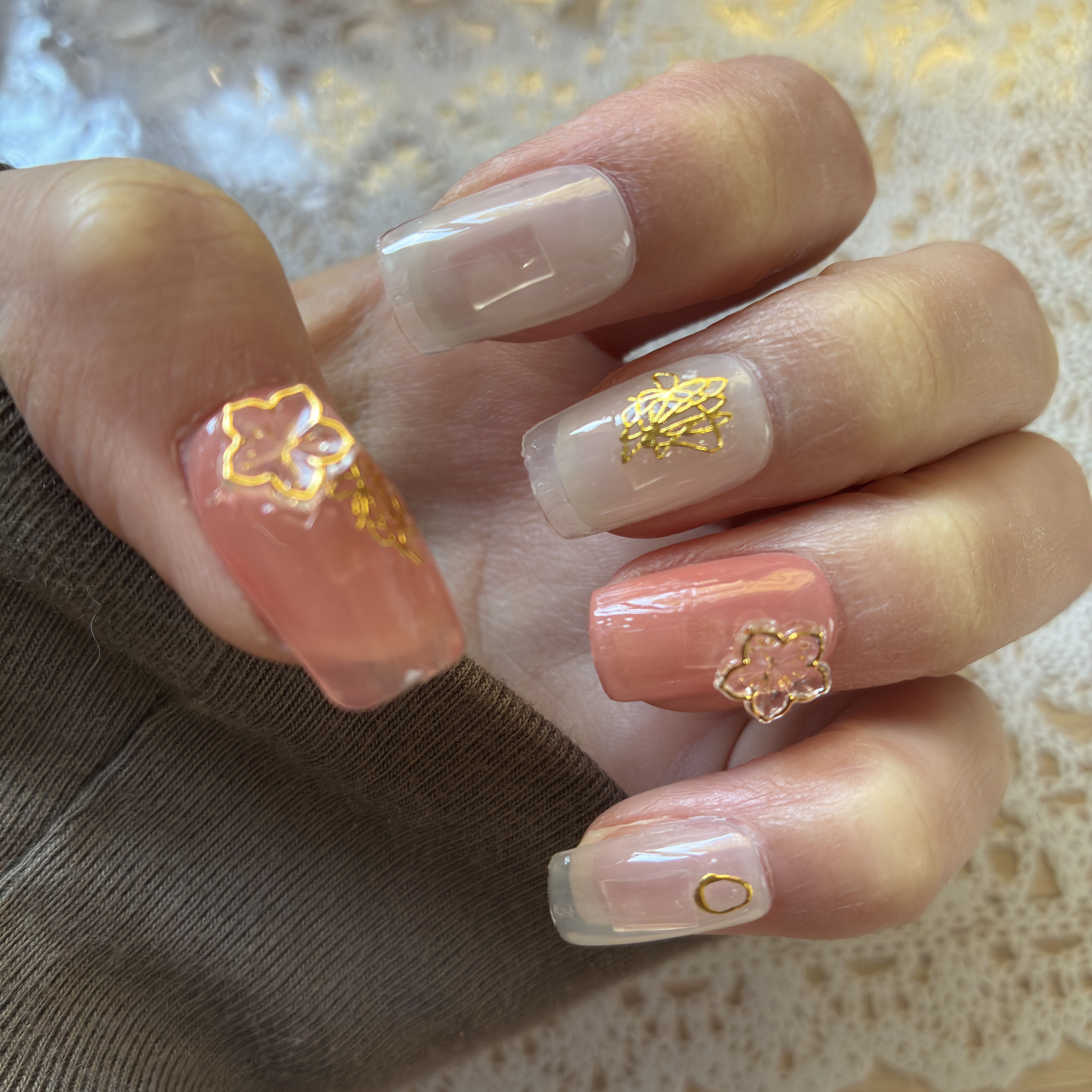 ジェルネイル（ライト対応）/セリア/ジェルネイルを使ったクチコミ（1枚目）