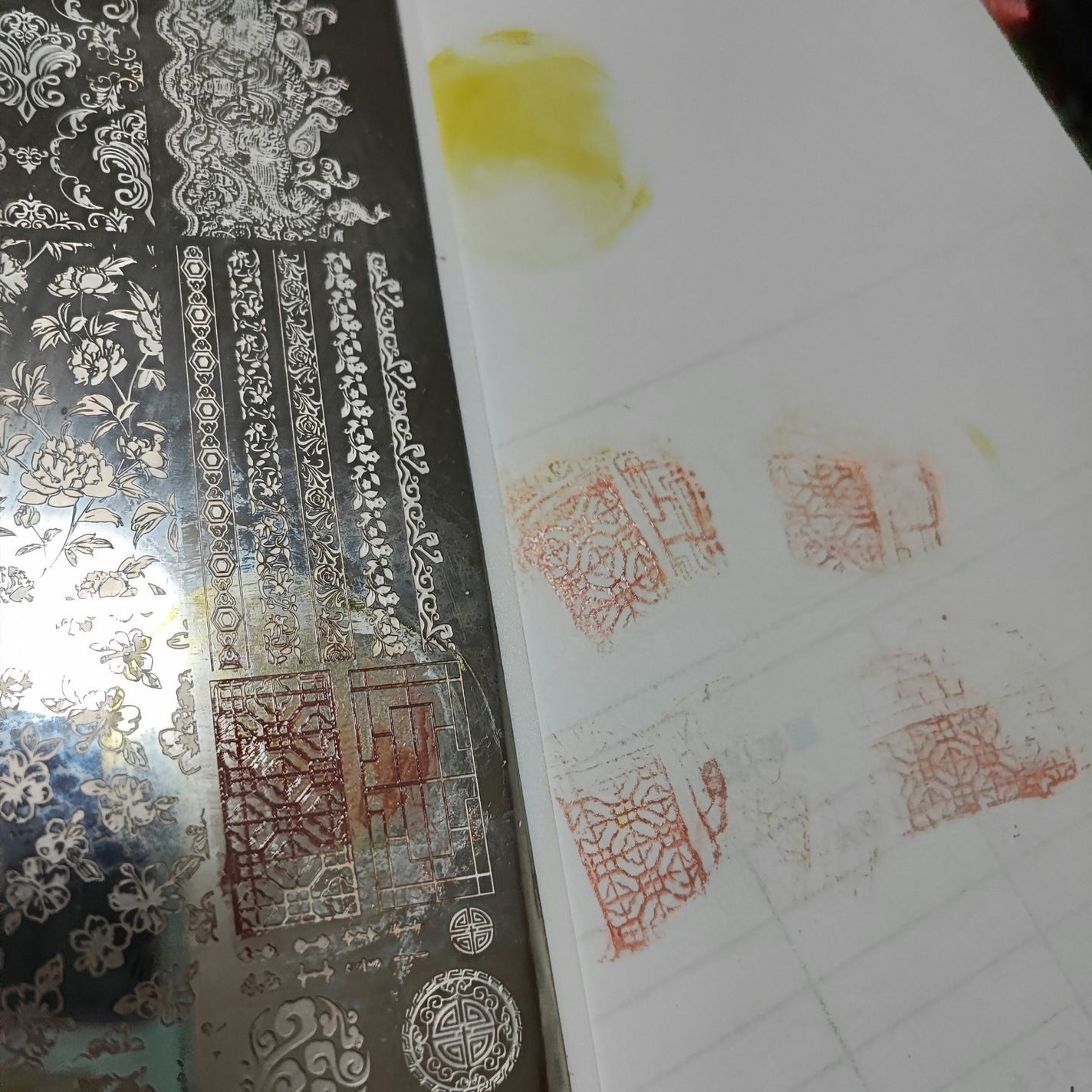 サンゴールド on LIPS 「パッティングジェルでネイルスタンプの練習LIMEGIRLGra..」(1枚目)