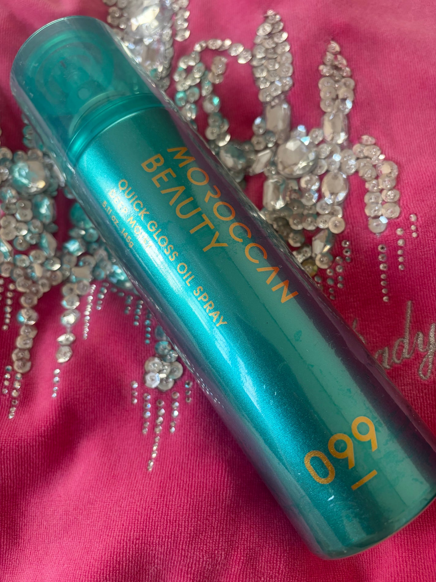 モロッカンビューティ ディープモイスト クイックグロス オイルスプレー/モロッカンビューティ/ヘアスプレーを使ったクチコミ(1枚目)