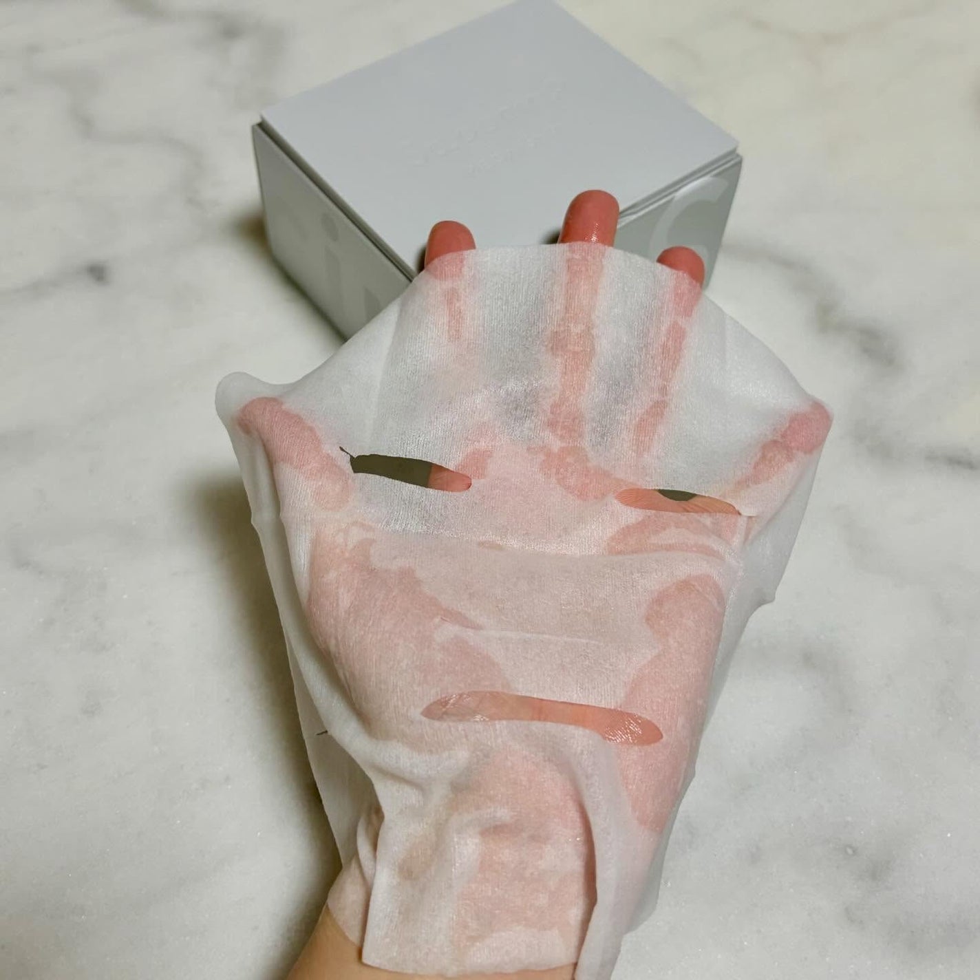 サボリーノ メガショット 夜用白玉タイトニングマスクV/サボリーノ/シートマスク・パックを使ったクチコミ(4枚目)