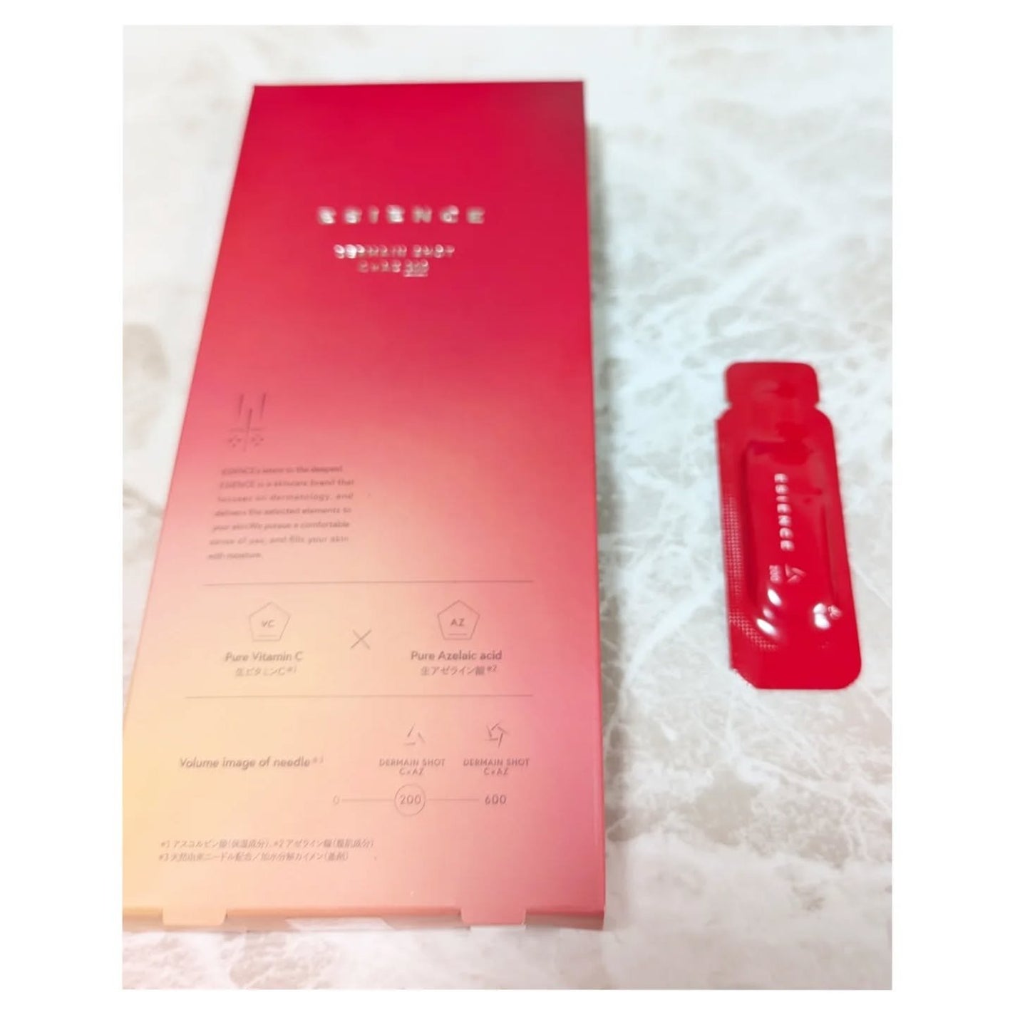 C×AZ ダーマインショット200/ESIENCE/美容液を使ったクチコミ(2枚目)