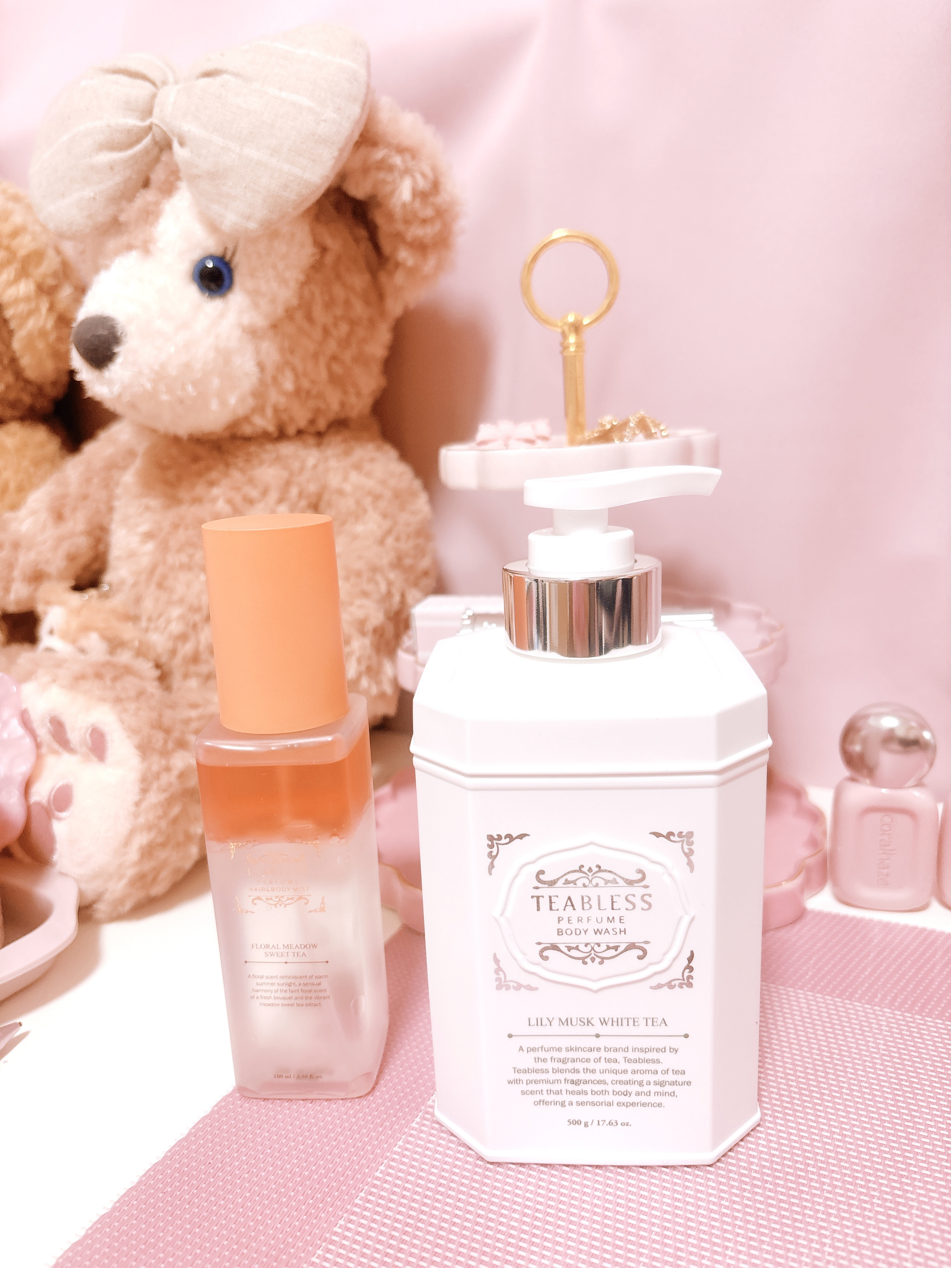 TEABLESS パヒュームヘア&ボディミスト フローラルメドウスウィートティーのクチコミ「TEABLESS @teabless_official_jp
パヒュームヘア&ボディミスト フ.....」（1枚目）