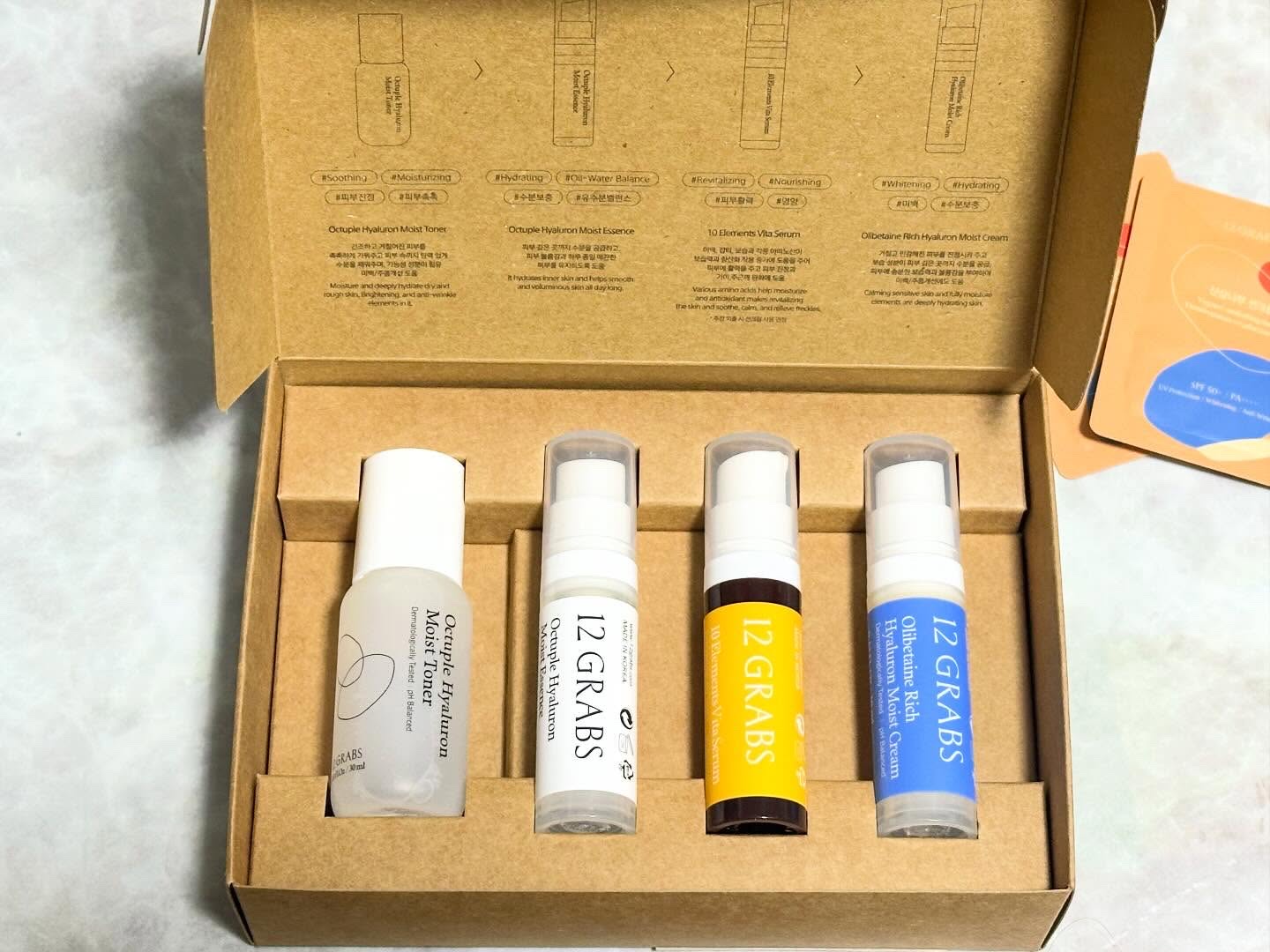 12GRABS 12GRABS EXPERIENCE SETのクチコミ「#PR#提供#モニター

@nemoshop_jp 様より
@official.12grabs.....」（1枚目）