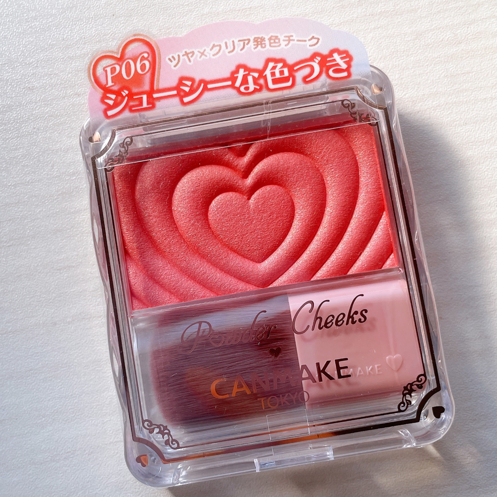 パウダーチークス/キャンメイク/パウダーチークを使ったクチコミ（2枚目）