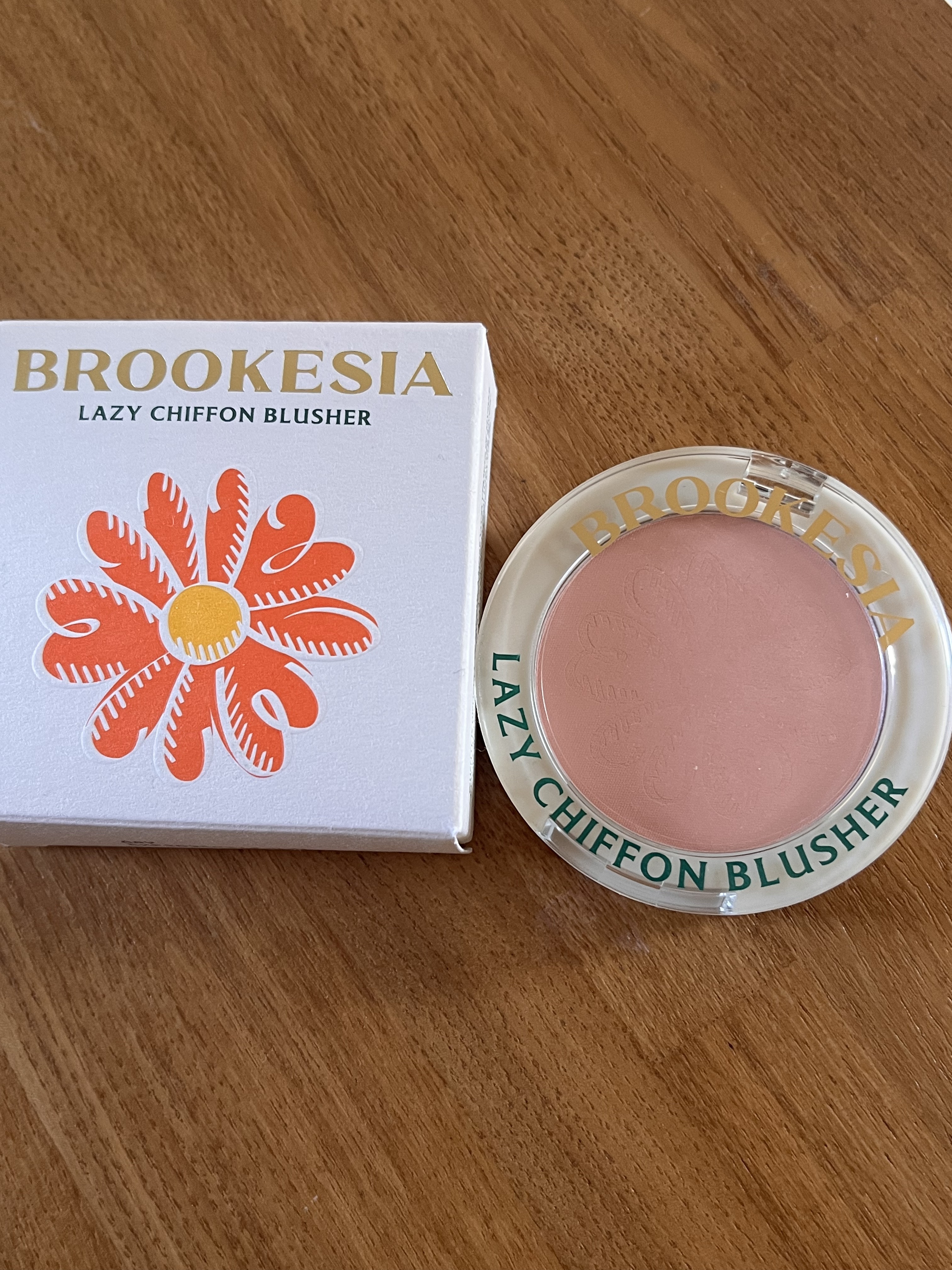 レイジー シフォン チーク #1 ローズベイ/BROOKESIA/パウダーチークを使ったクチコミ（1枚目）