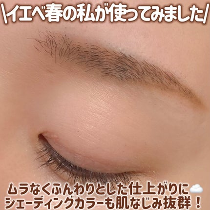 アイブロウ&シェードパウダー/CEZANNE/パウダーアイブロウを使ったクチコミ(4枚目)