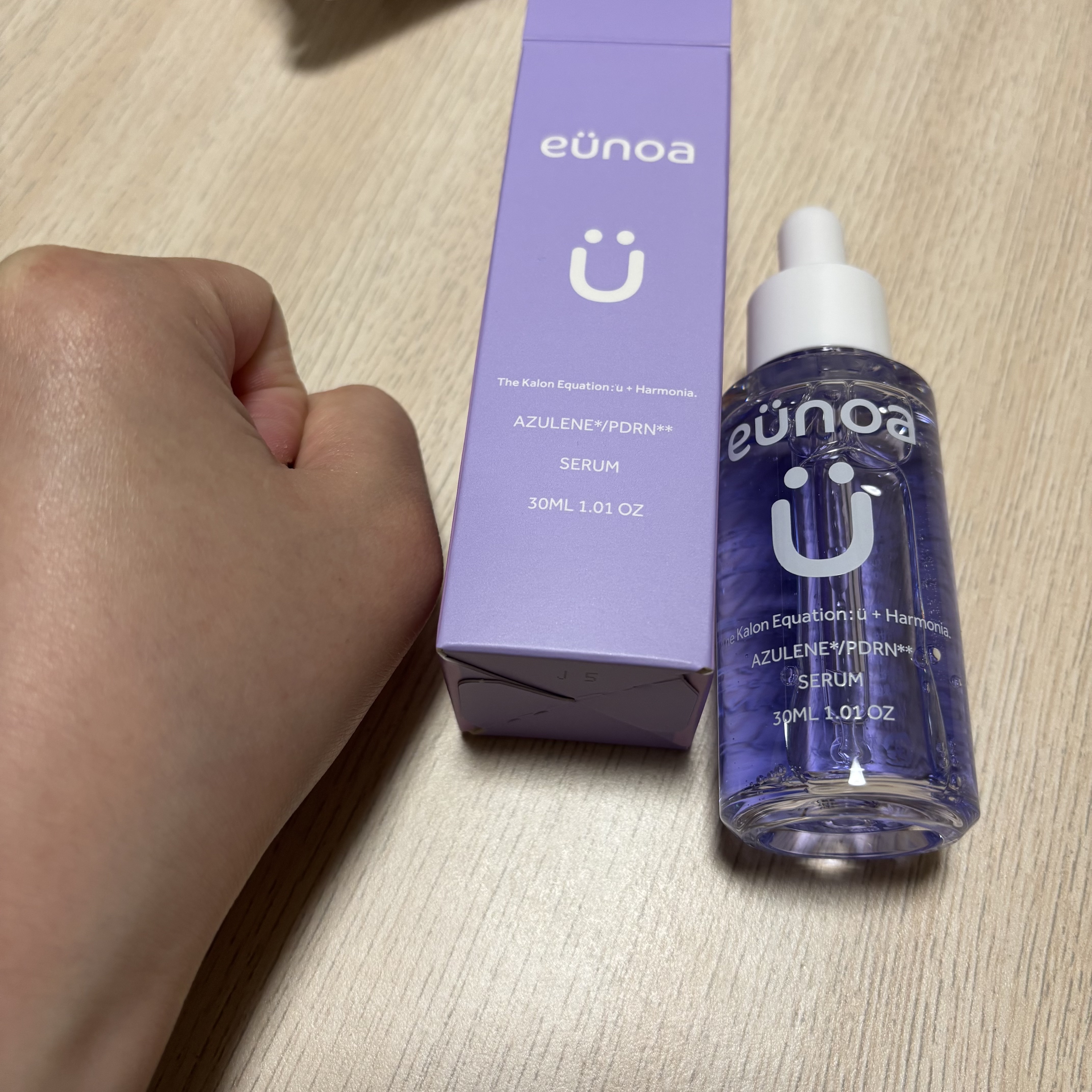 eunoa[ユノア] アズレンPDRNセラム/eunoa[ユノア]/美容液を使ったクチコミ（2枚目）