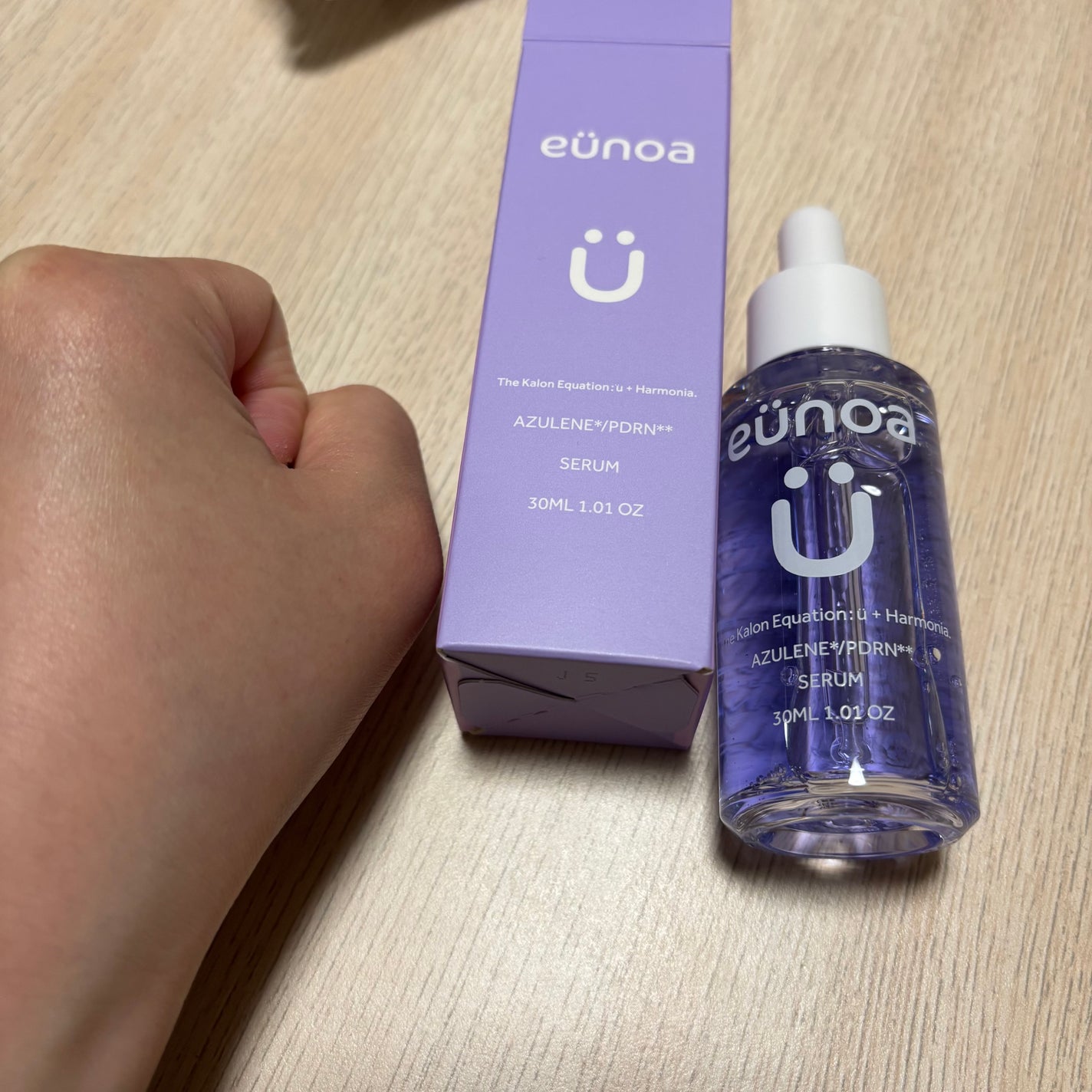 ユノア アズレンPDRNセラム/eunoa/美容液を使ったクチコミ(2枚目)