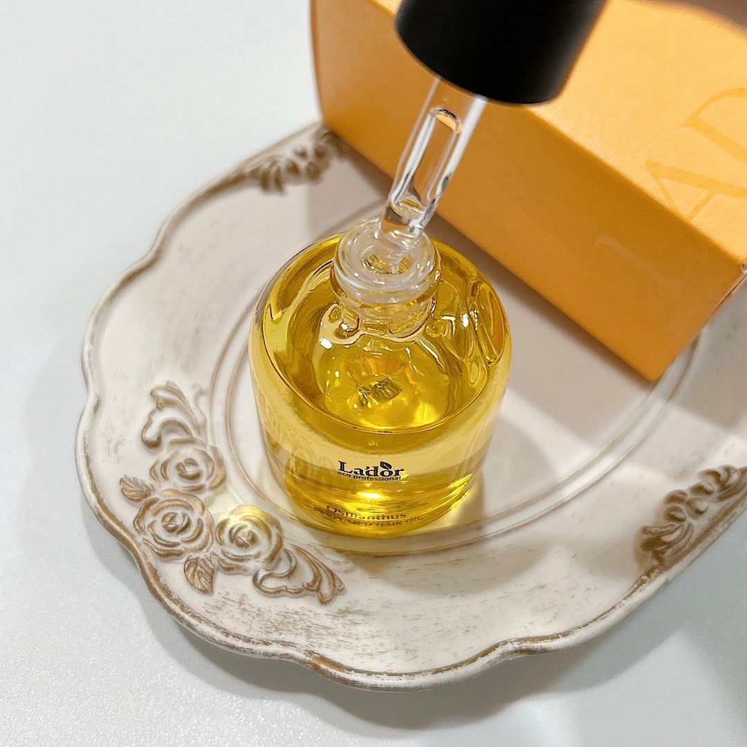パフュームヘアオイル オスマンサス/La'dor/ヘアオイルを使ったクチコミ(2枚目)