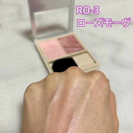 レイヤード フルリ チーク/Visée/パウダーチークを使ったクチコミ(5枚目)