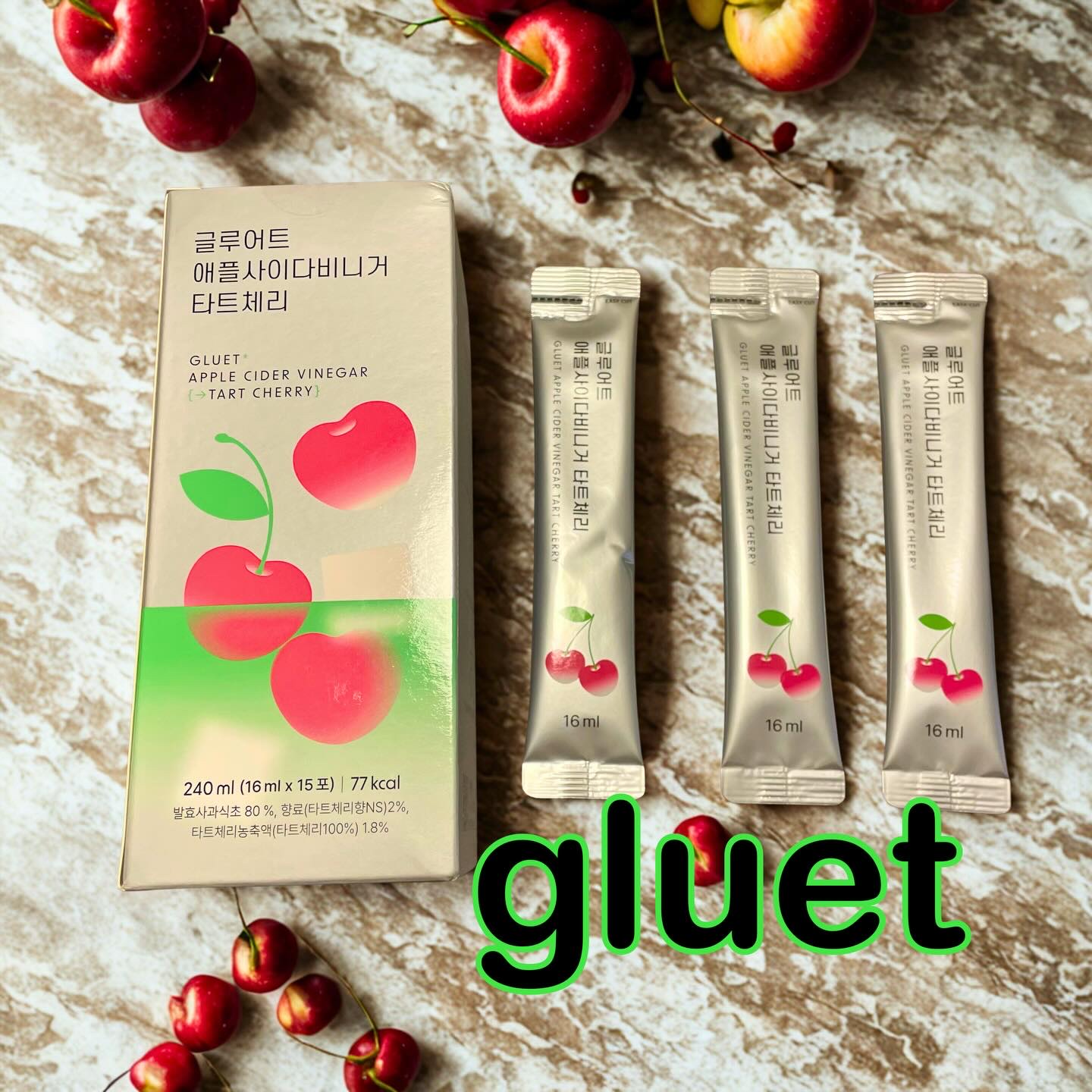 gluet APPLE CIDER VINEGAR/gluet/りんご酢を使ったクチコミ（1枚目）