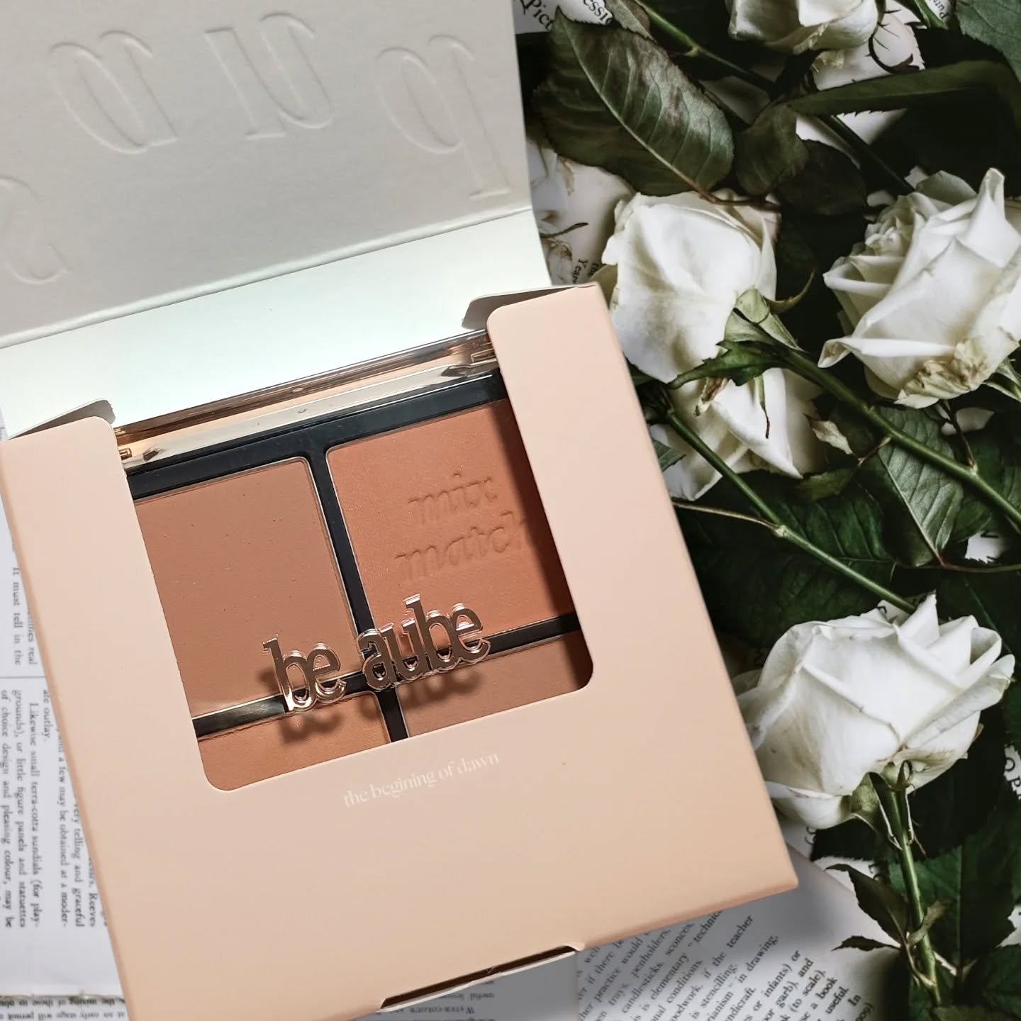 ミックスマッチチークパレット/be aube/パウダーチークを使ったクチコミ（2枚目）