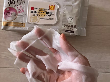 リンクルシートマスク N/なめらか本舗/シートマスク・パックを使ったクチコミ(3枚目)