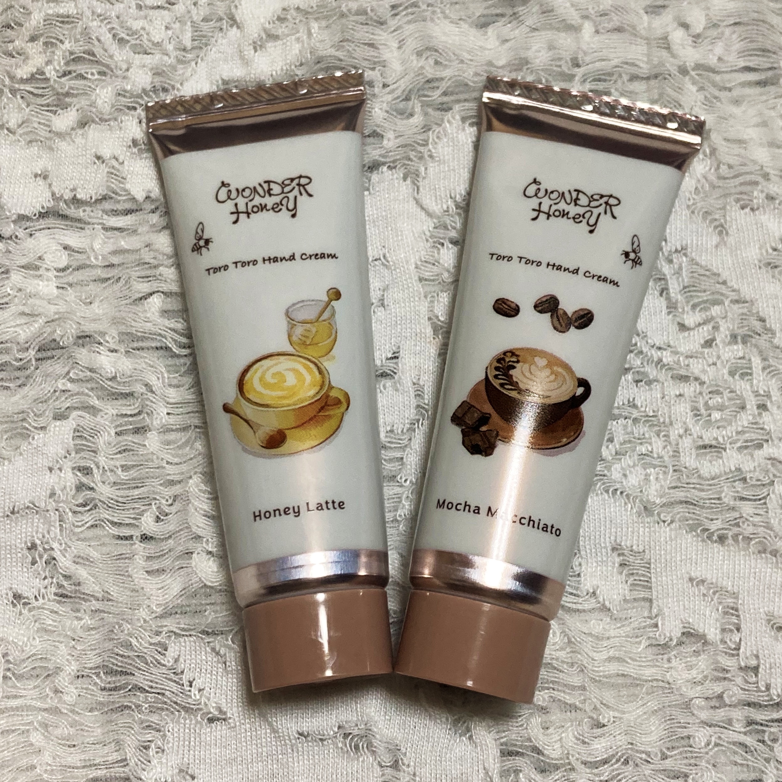 ワンダーハニー　はちみつの森のハンドクリームペアセット　リトルブレイク　＜ハンドクリーム＞ /VECUA Honey/その他キットセットを使ったクチコミ（2枚目）