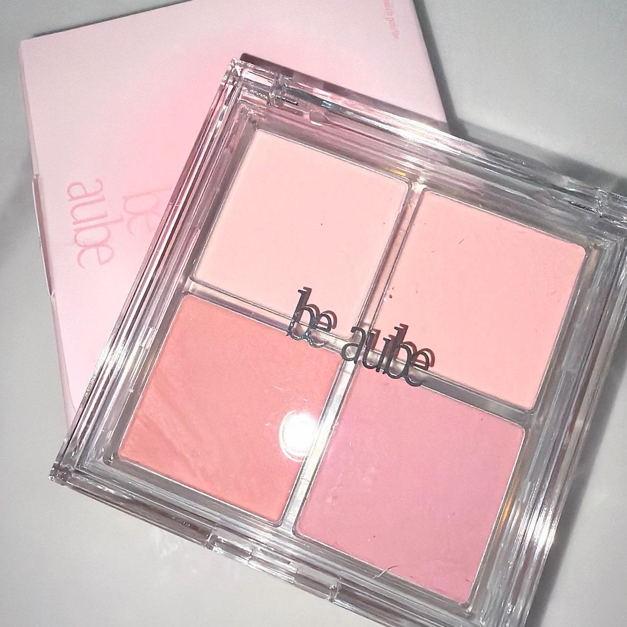 ミックスマッチチークパレット/be aube/パウダーチークを使ったクチコミ（3枚目）