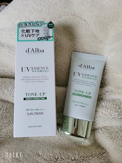 クリーンティーツリーリポソームトーンアップサンクリーム(グリーン)/ダルバ/日焼け止めクリームを使ったクチコミ(1枚目)