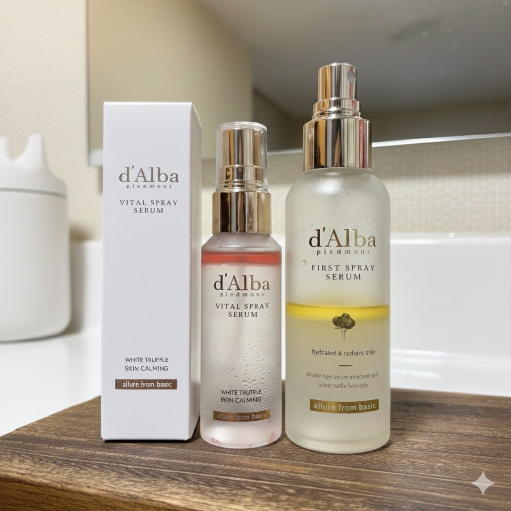 ダルバ ホワイトトリュフファーストスプレーセラム/ダルバ/ミスト状化粧水を使ったクチコミ(2枚目)