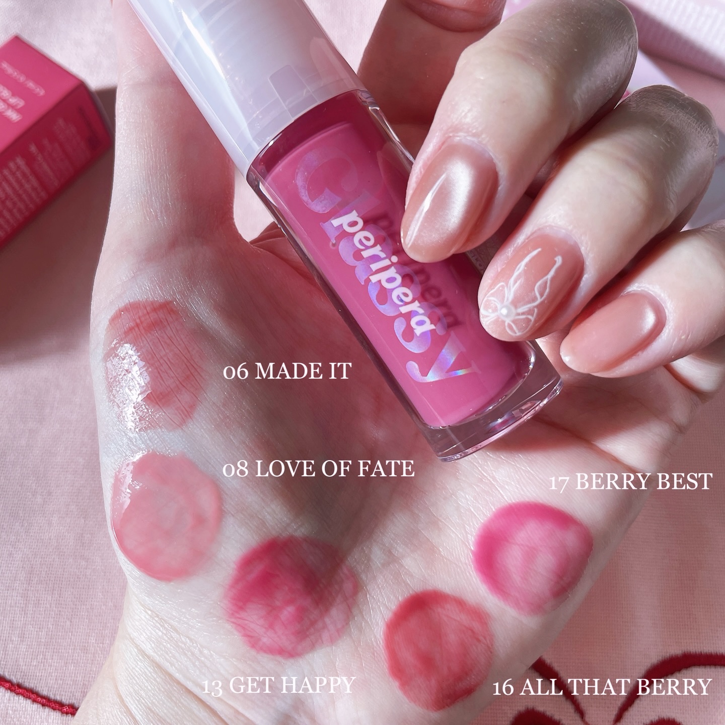 インク グラスティング リップ グロス/PERIPERA/リップグロスを使ったクチコミ（3枚目）