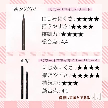 パワーオブアイライナー リキッド/LB/リキッドアイライナーを使ったクチコミ(6枚目)