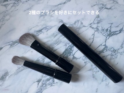 取り外し可能なアイシャドウブラシ/セリア/メイクブラシを使ったクチコミ(3枚目)