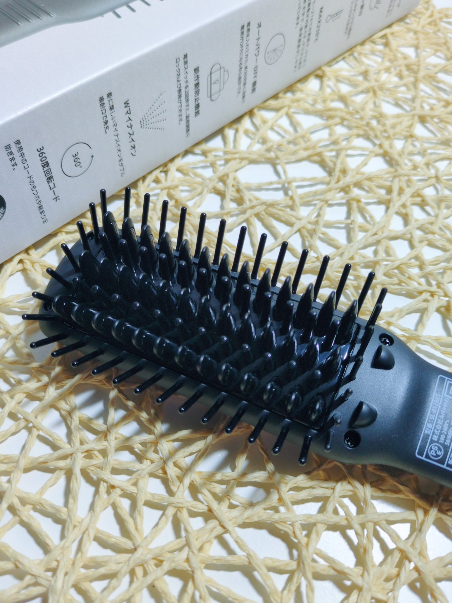 ストレートヒートブラシ スリム /SALONIA/ヒートブラシを使ったクチコミ（2枚目）