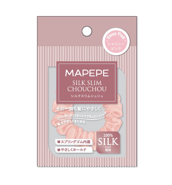 マぺぺ シルクスリムシュシュ シャイニーピンク