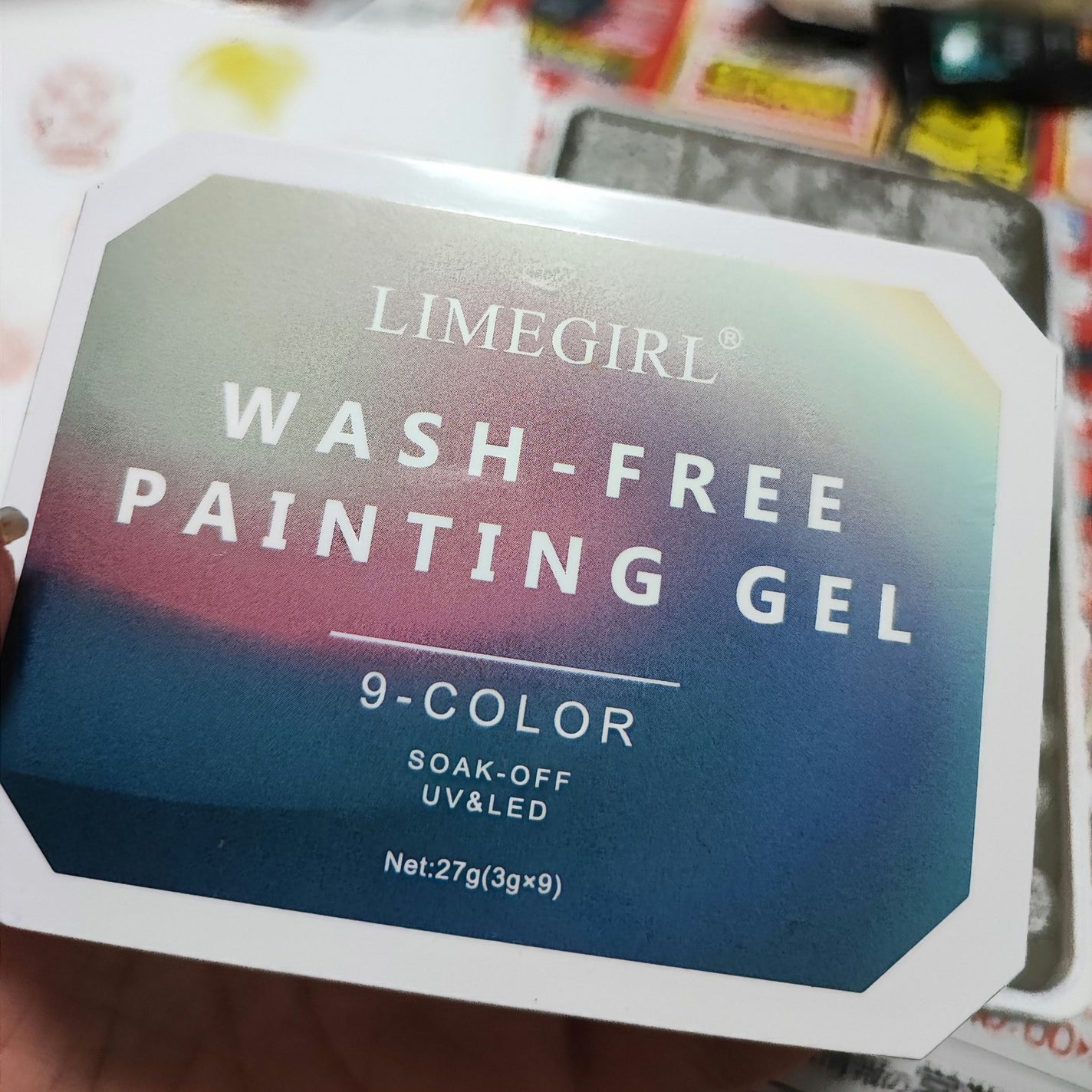 サンゴールド on LIPS 「パッティングジェルでネイルスタンプの練習LIMEGIRLGra..」(3枚目)